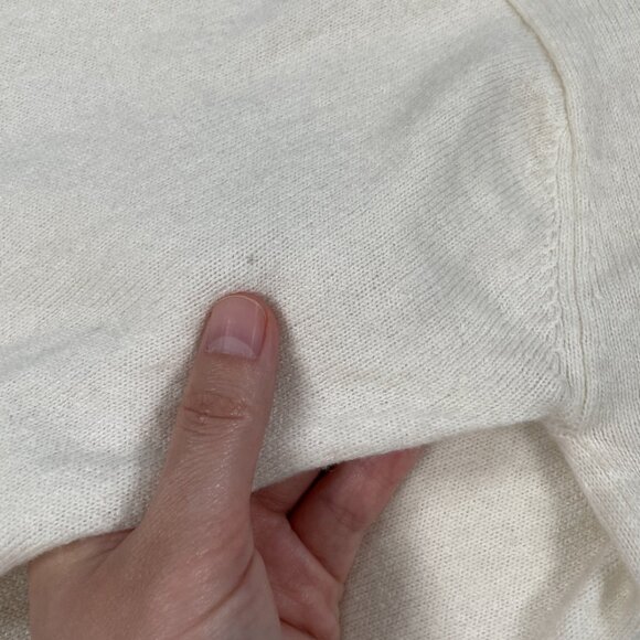 Reiss Knitted Oversized Button Down Shirt Top Wool Cashmere Blend Women's Size M - Picture 15 of 16